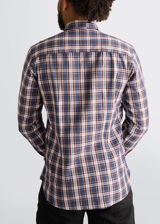 american-tall-mens-soft-wash-indigoplaid-back