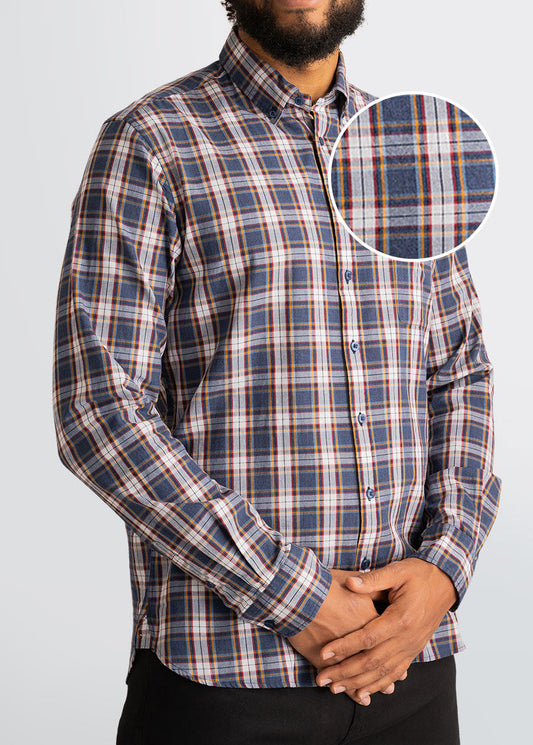 american-tall-mens-soft-wash-indigoplaid-frontswatch