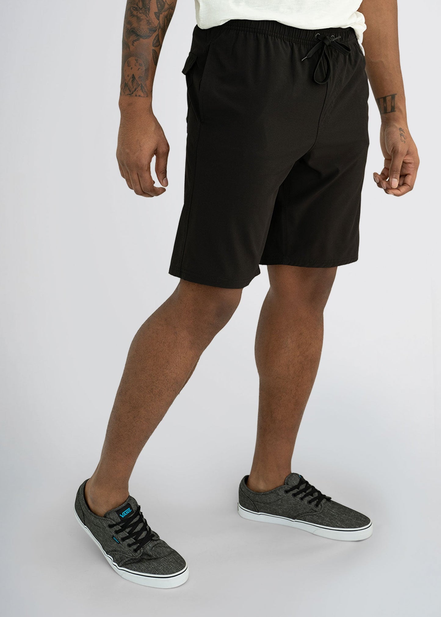 american-tall-mens-swim-trunks-black-side
