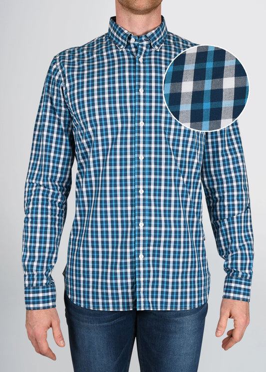 american-tall-soft-wash-turquoise-plaid-frontswatch