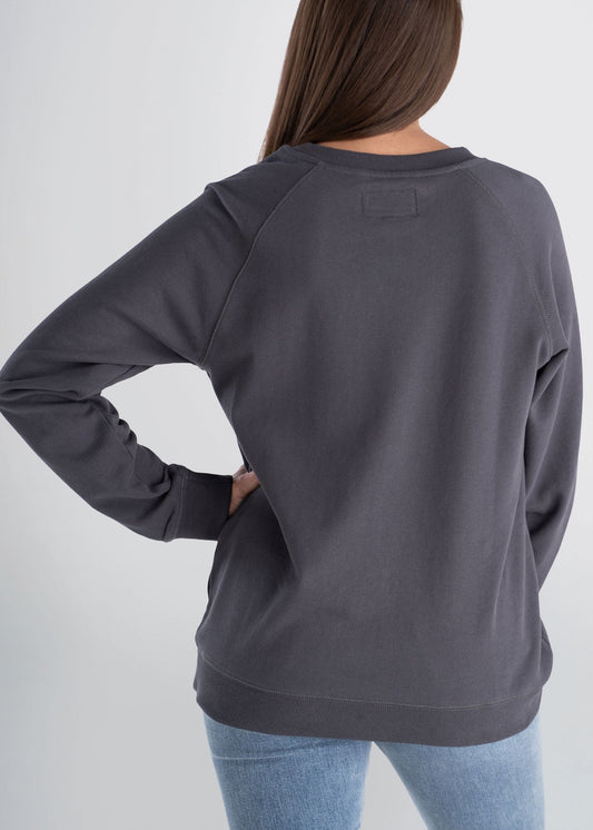 american-tall-womens-french-terry-crew-charcoal-back