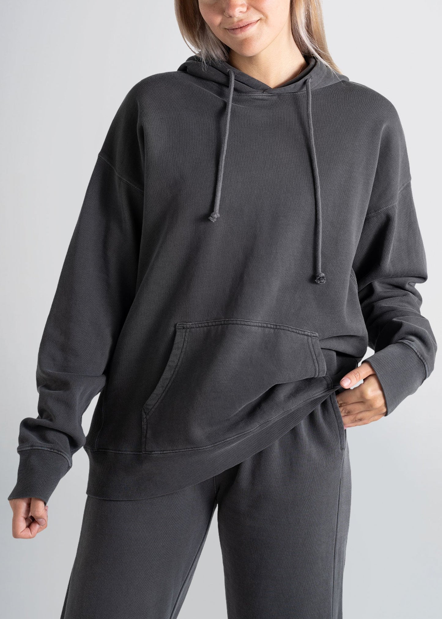 american-tall-womens-garment-dyed-hoodie-charcoal-front