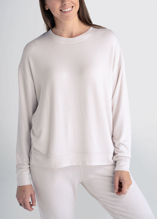 american-tall-womens-lounge-crewneck-blush-front