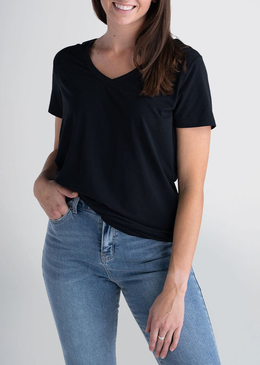 american-tall-womens-scoop-tee-black-front