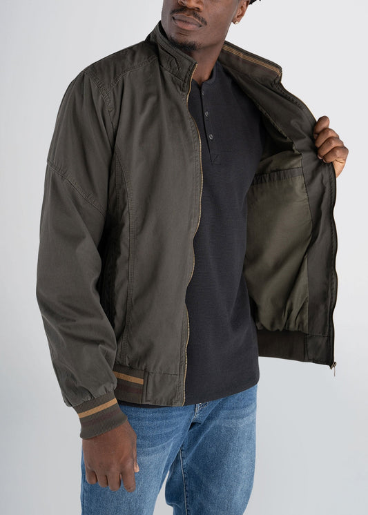 americantall-cotton-bomber-olivegreen-openjacket