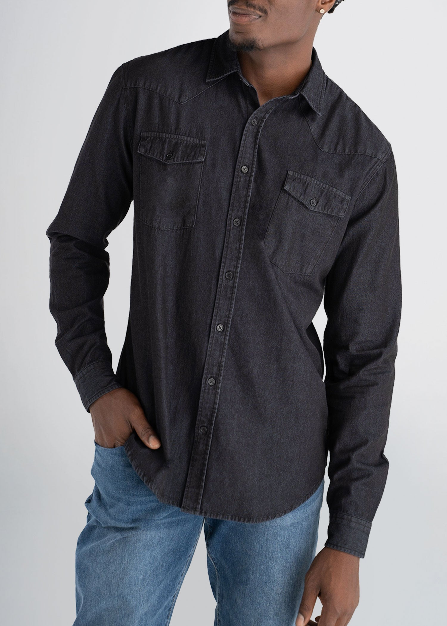 americantall-iaamericantall-westerndenim-black-frontndigowash-lighblueplaid-backt