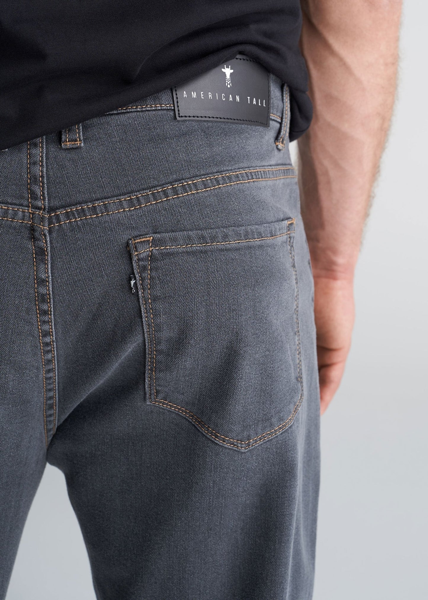 J1 STRAIGHT-LEG Tall Men's Jeans in Grey