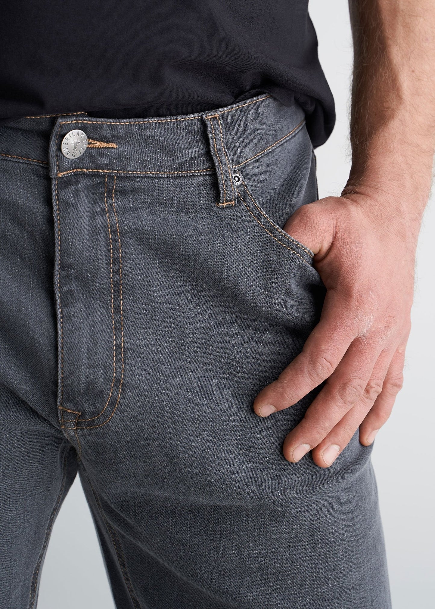 J1 STRAIGHT-LEG Tall Men's Jeans in Grey